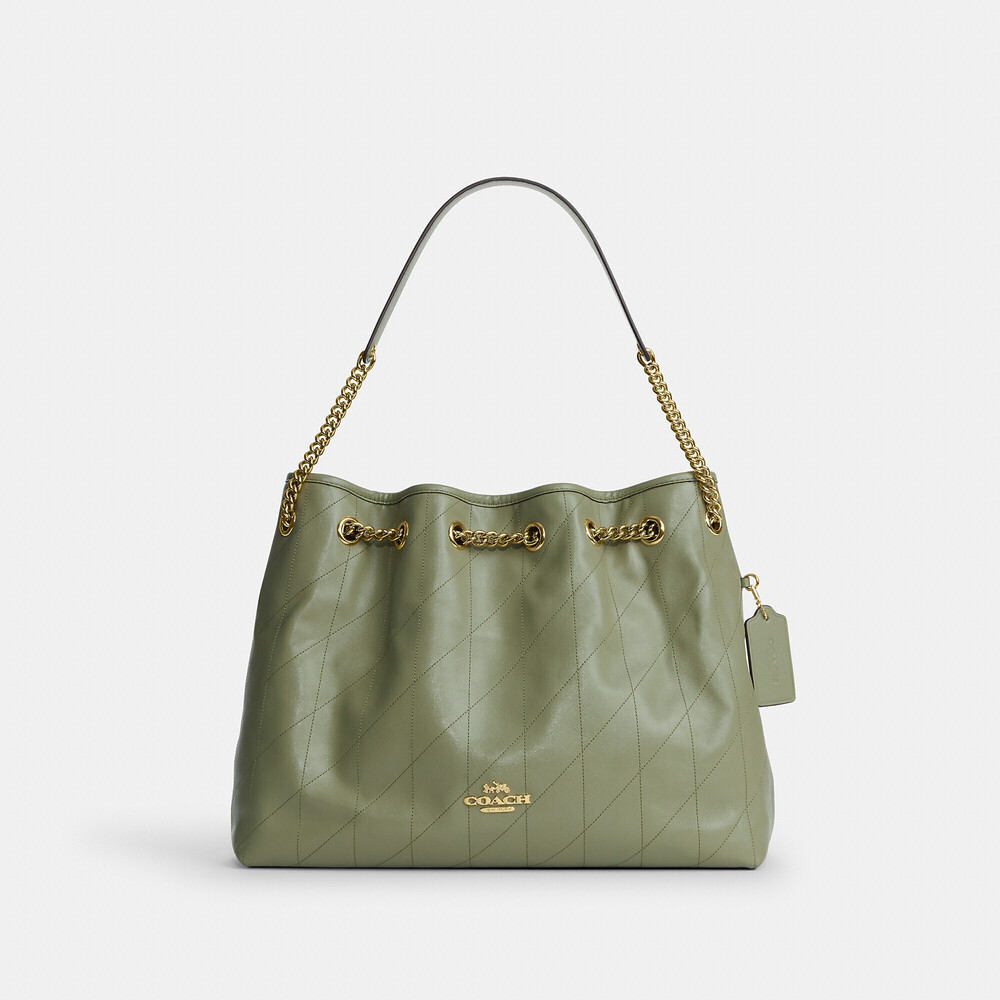 Coach Outlet Evelyn Shoulder Bag With Quilting New with tags